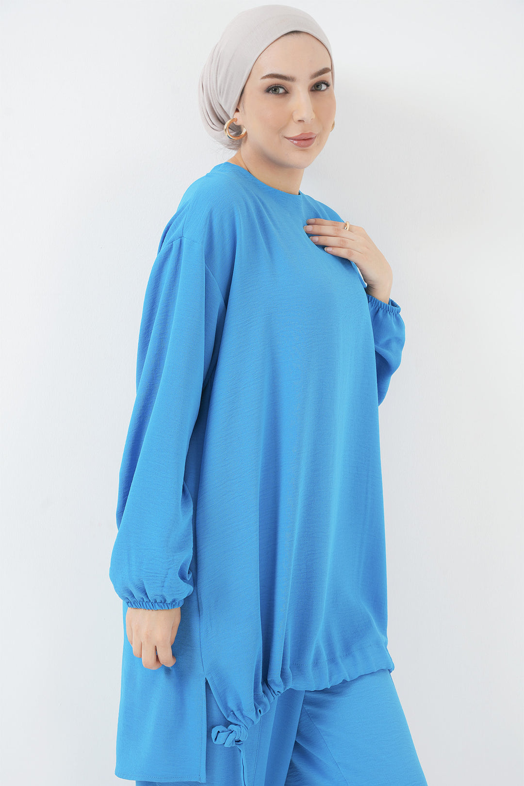 BGD Women Tunic Pants Set - Sax - Hoorn