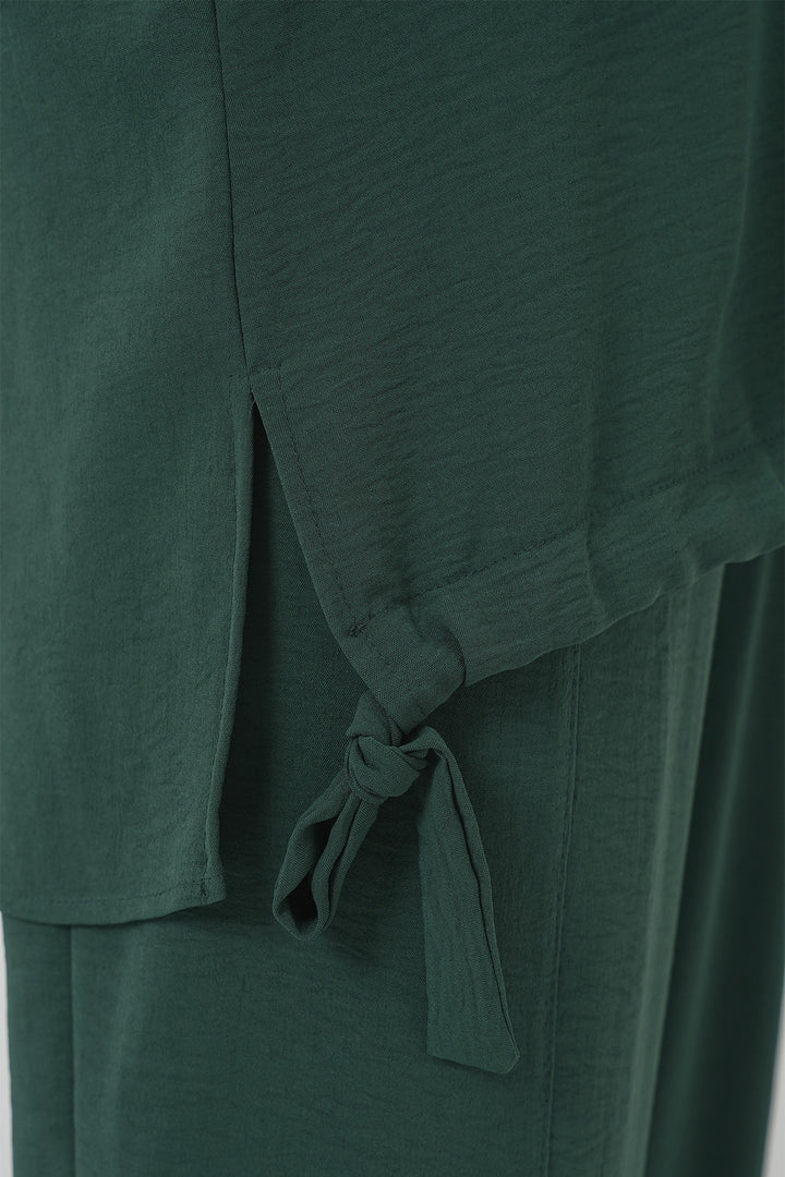 BGD Women Tunic Pants Set - Emerald Green - Parma