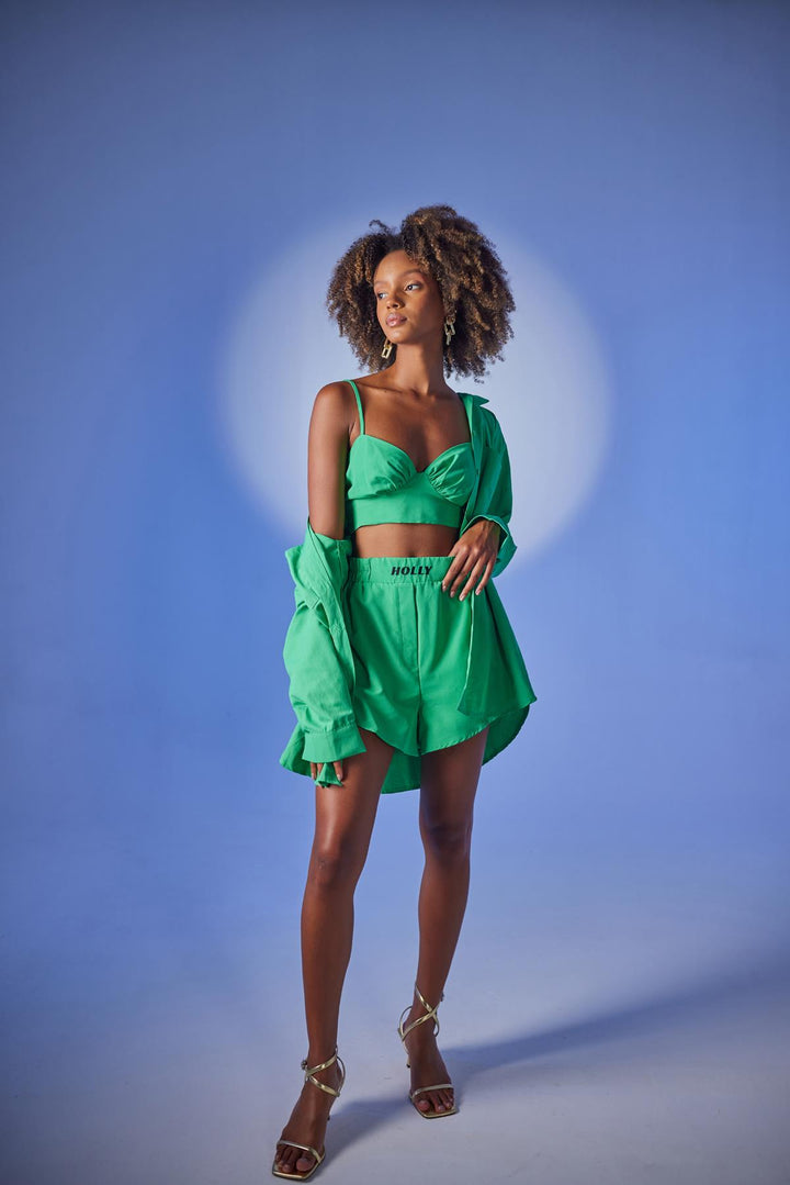 HLLY Women Green shirt for men - Hoorn
