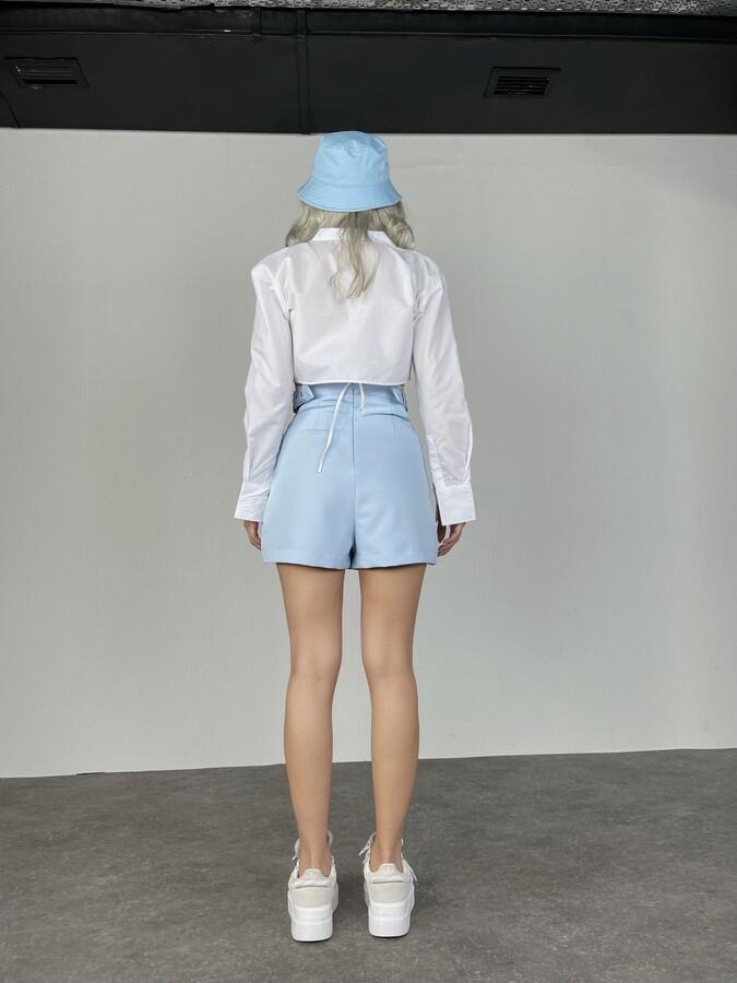 HLLY Women Julien Shorts Skirt Blue - Saratoga Springs