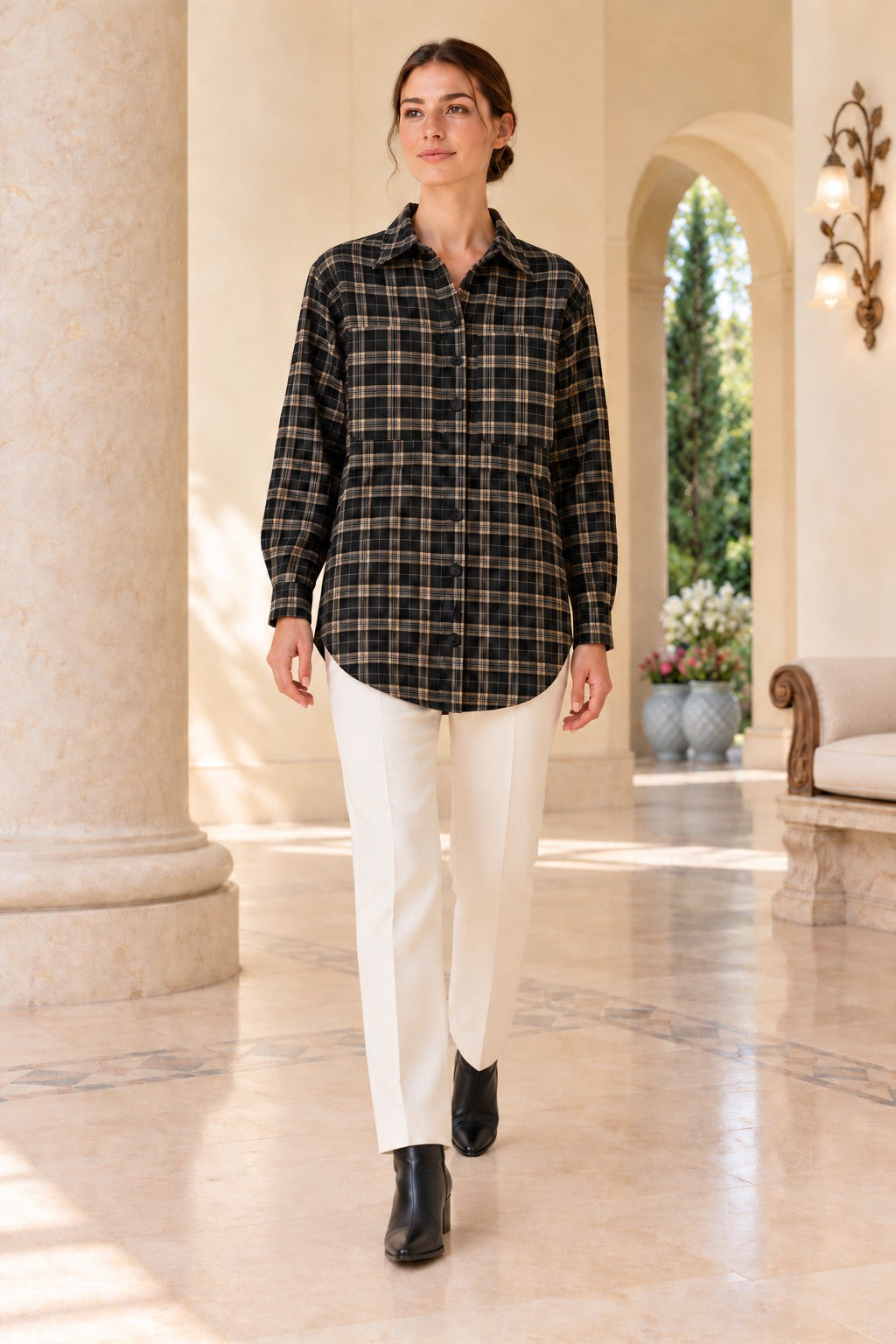 XLJ Plaid Oversize Shirt 6465 - Berchem