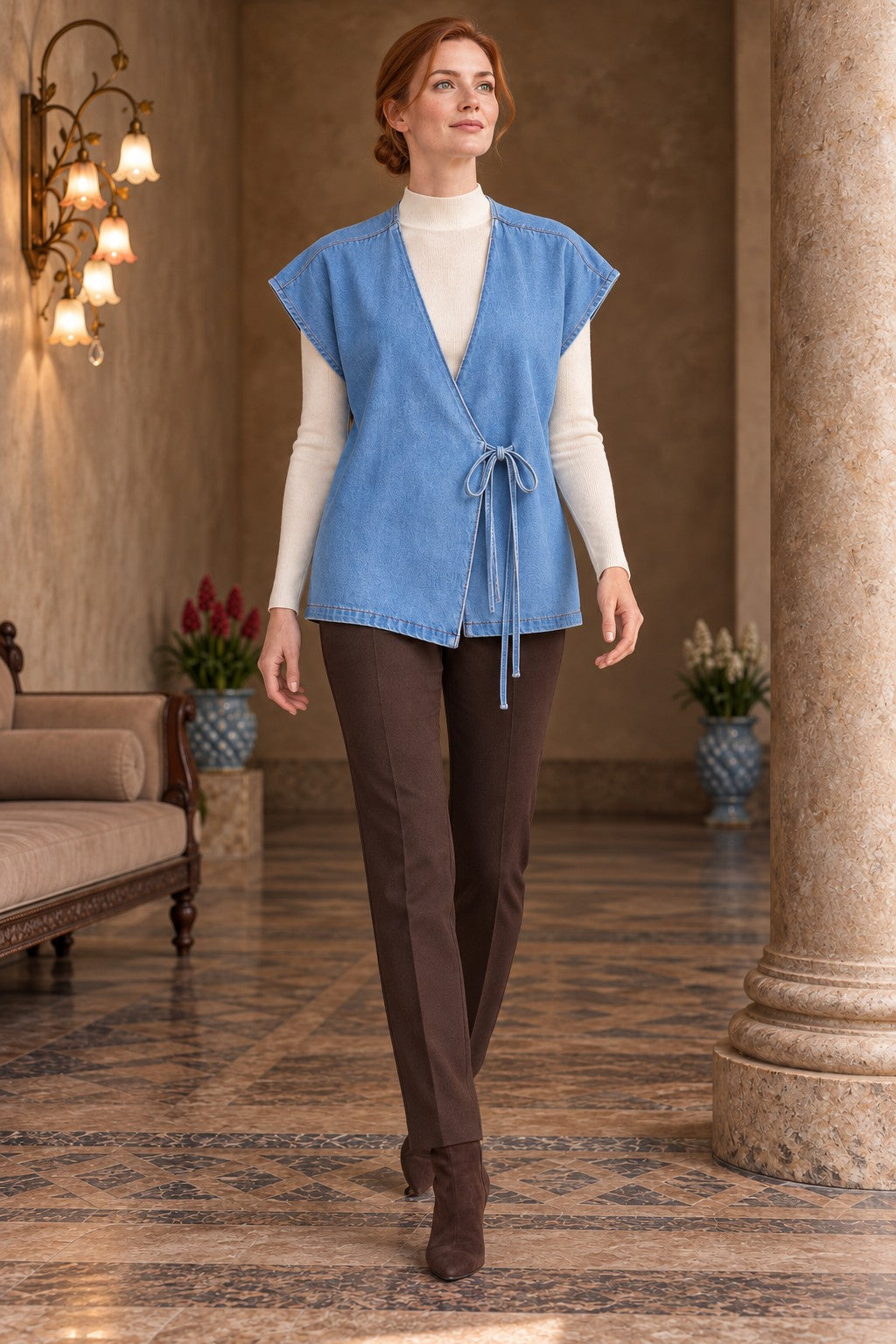 XLJ Lace-up Vest 6247 - San Adrián de Besós