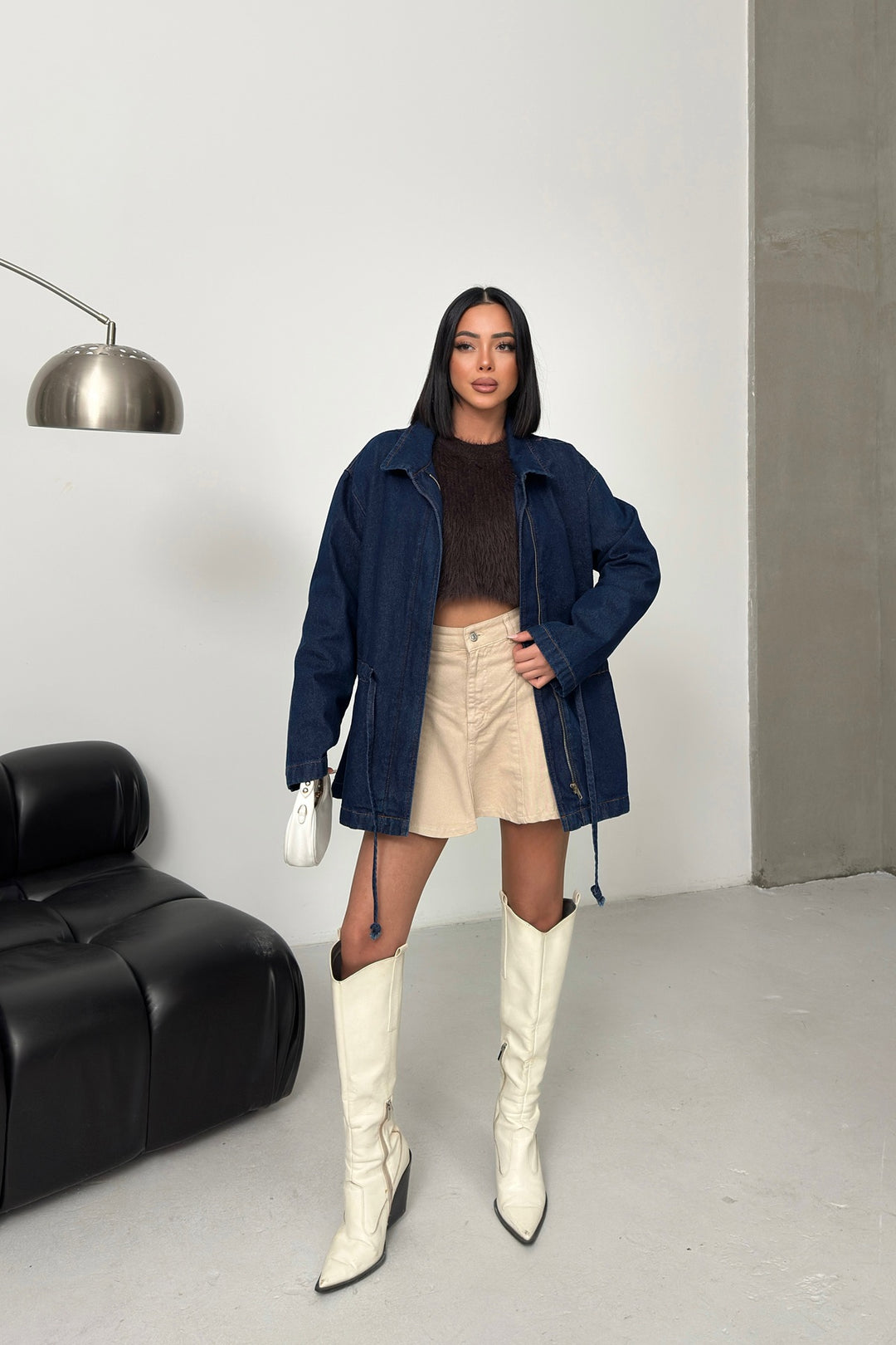 XLJ Denim Jacket with Waist Detail - Cunduacán