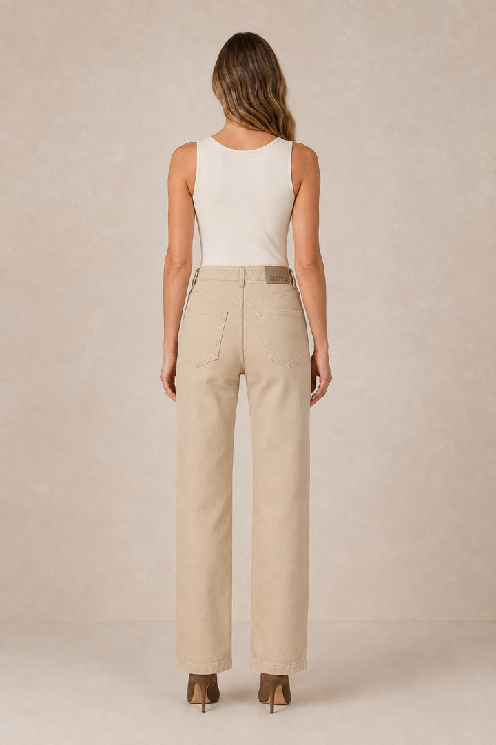 XLJ Stitched Hems Wide Leg Relaxed Jean 7026 - St. Louis Park