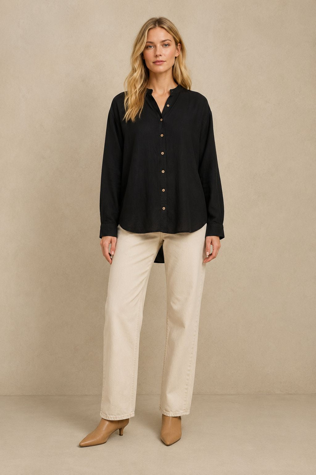 XLJ Long-Sleeved V-Neck Shirt HS641 - Spring Hill