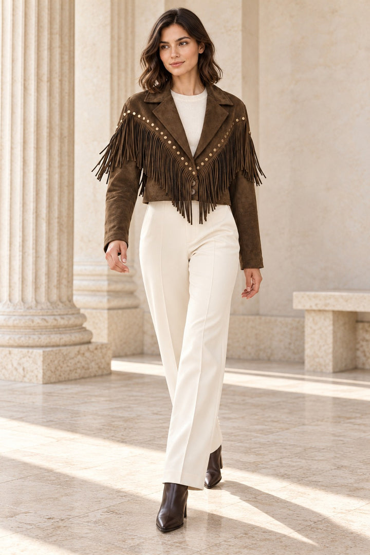 XLJ Short Jacket with Tassel Lining 6381 - Hengelo