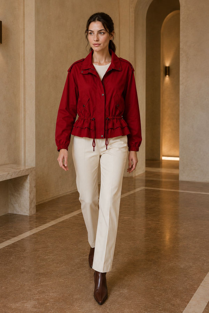XLJ Short Raincoat with Drawstring Waist 6346 - Doncaster