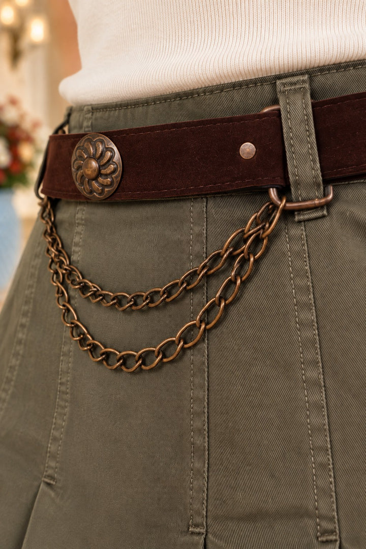 XLJ Belted Pleated Skirt 1959 - Bitterfeld