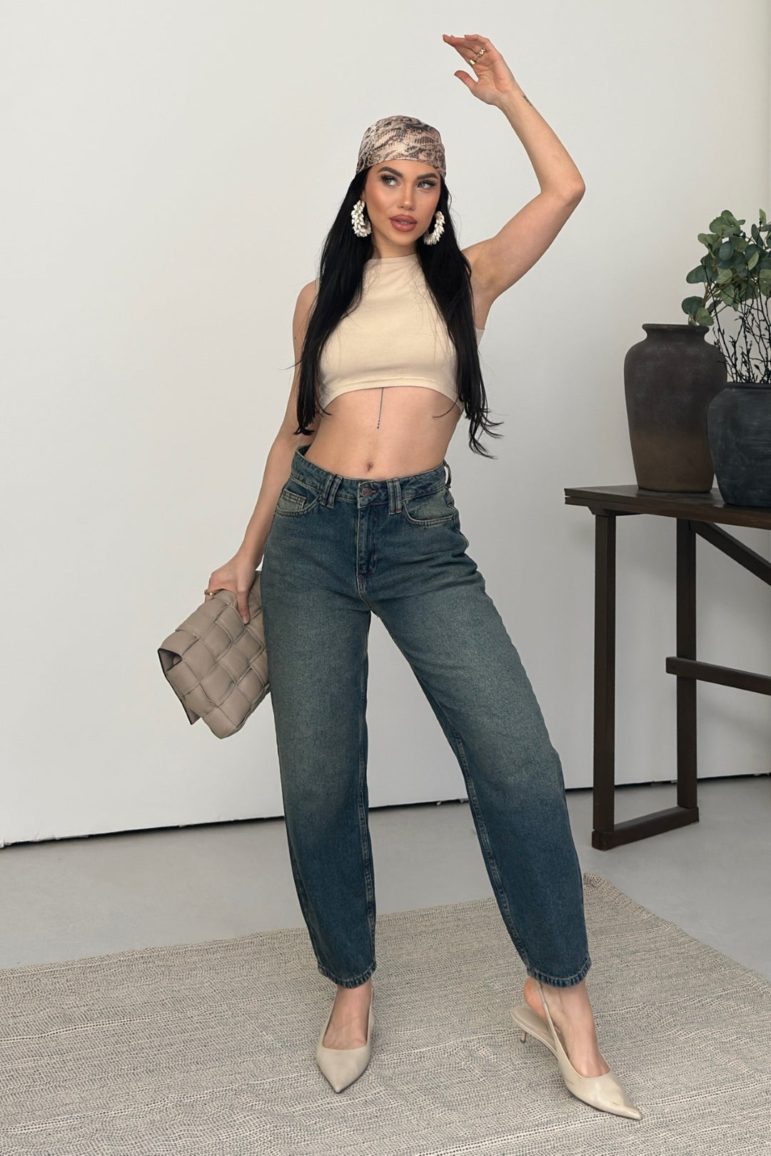 XLJ Mom Fit Jean 7057 - Roeselare