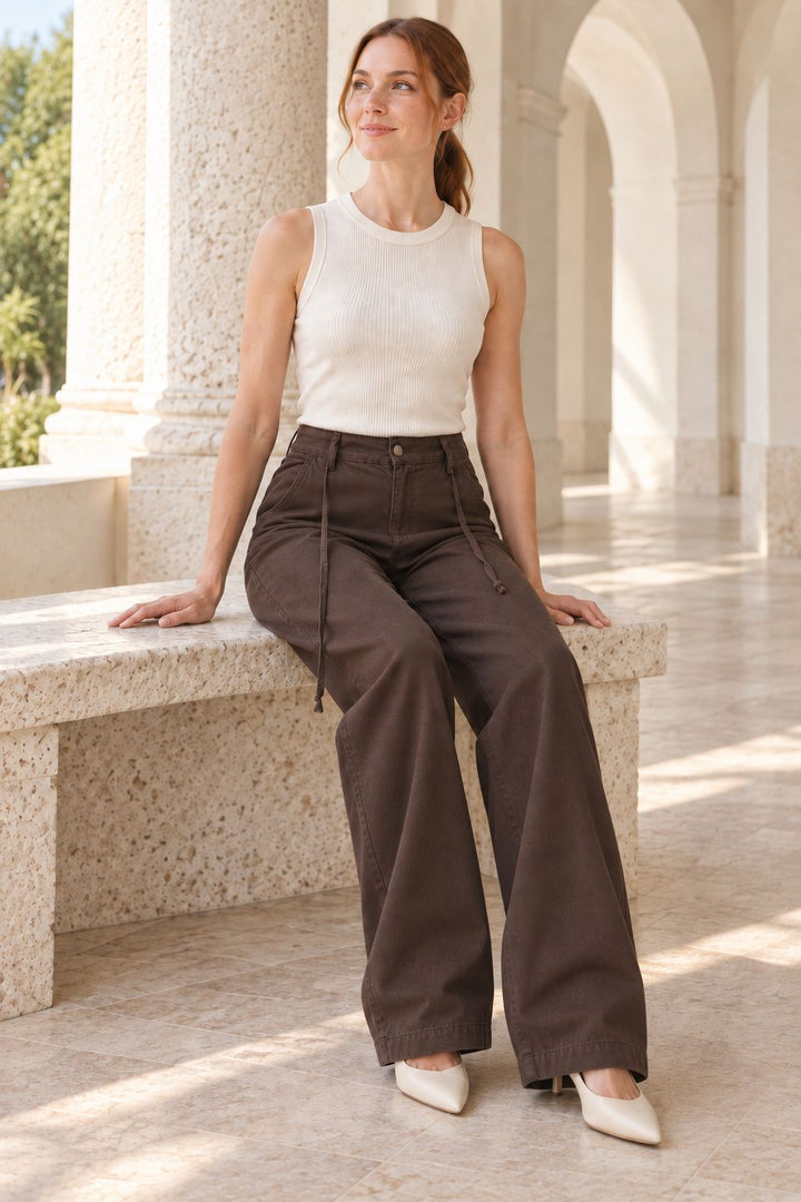 XLJ Wide Leg Relax Jeans - Chino