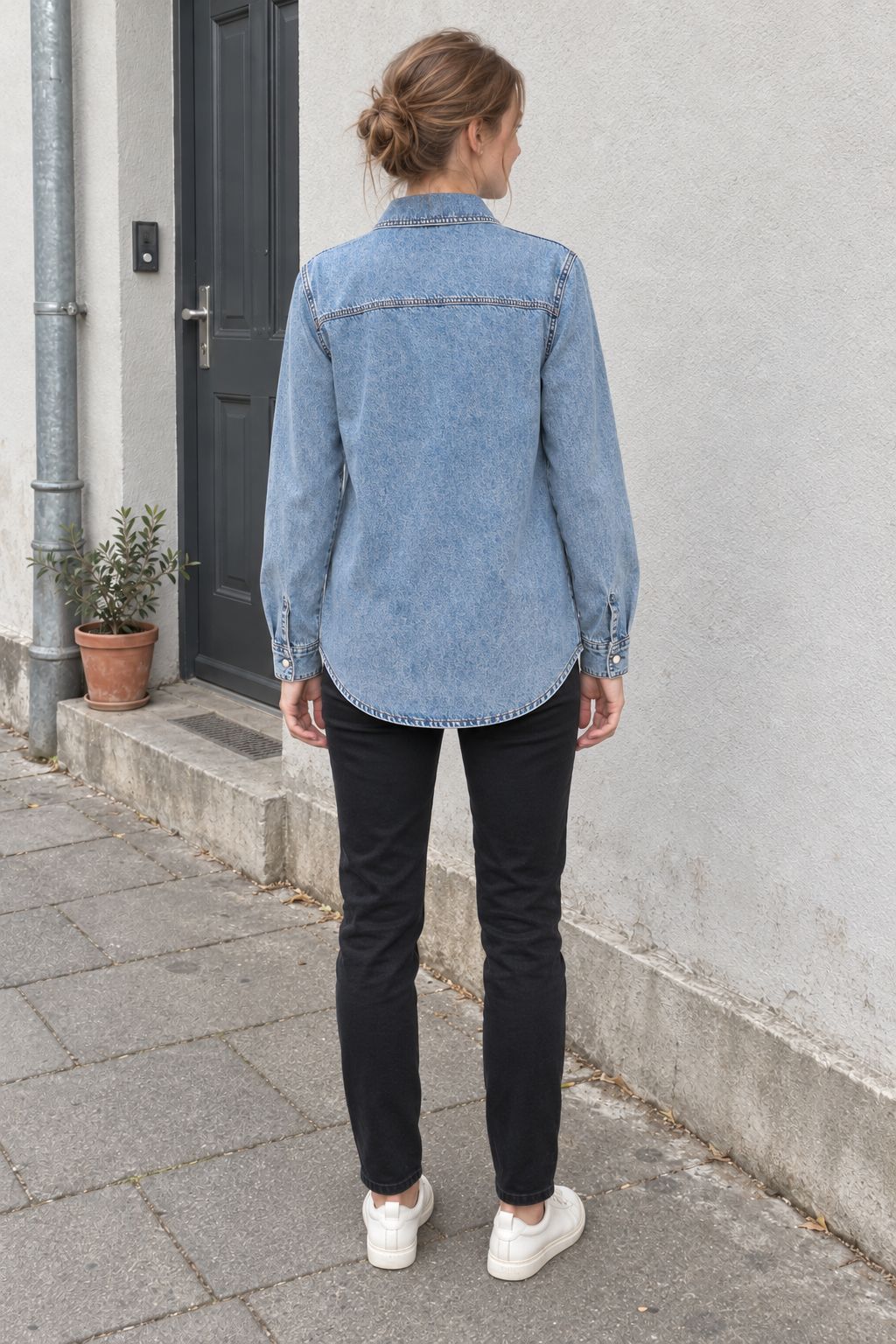XLJ Denim Shirt with Snap Buttons - Six-Fours-les-Plages