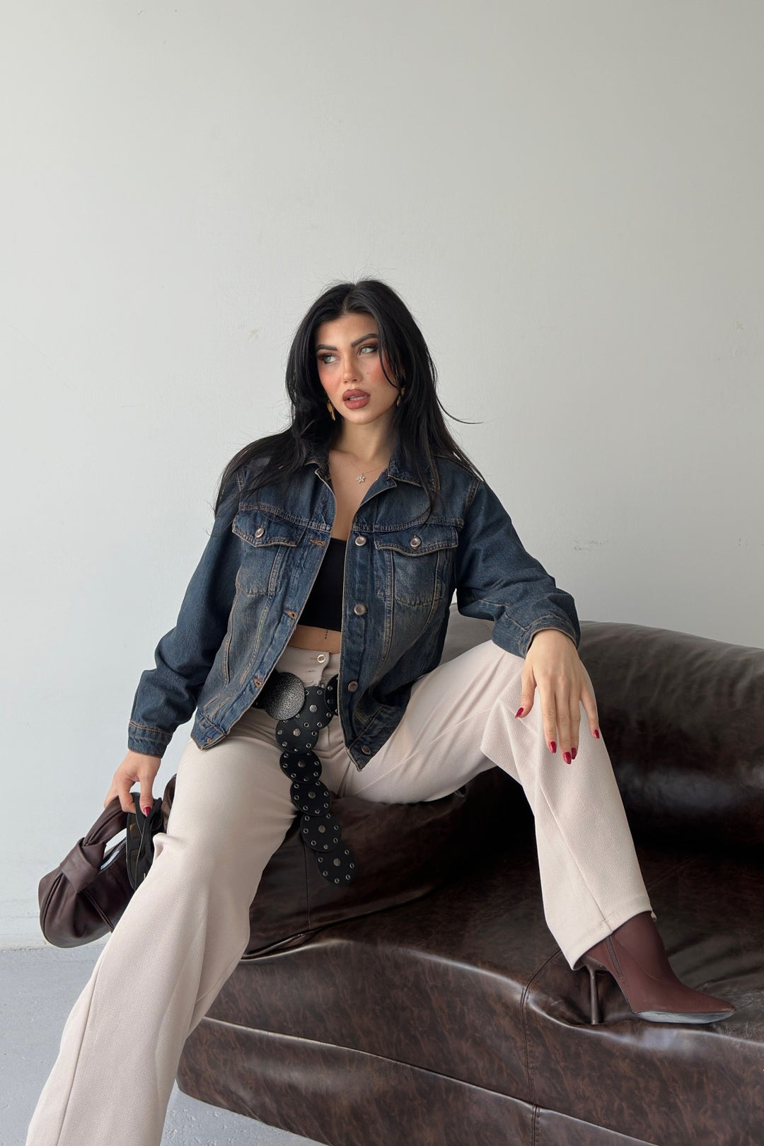 XLJ Denim Jacket with Buttons 6081 - Norfolk