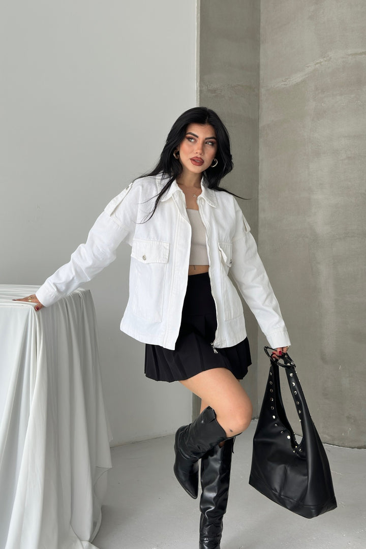 XLJ Denim Jacket with Pockets - Gera