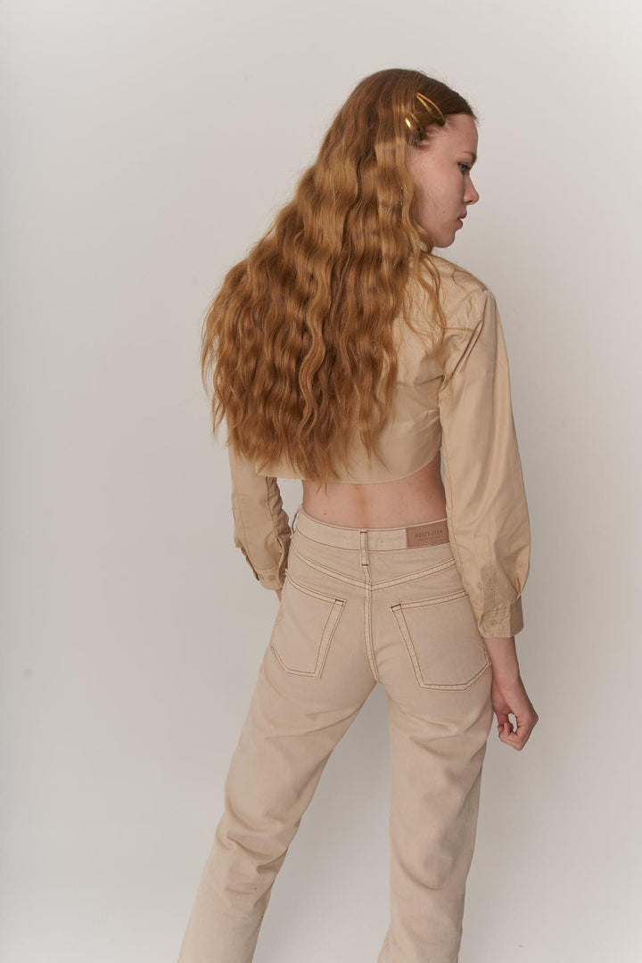 HLLY Women Plank Shirt Beige - Eindhoven