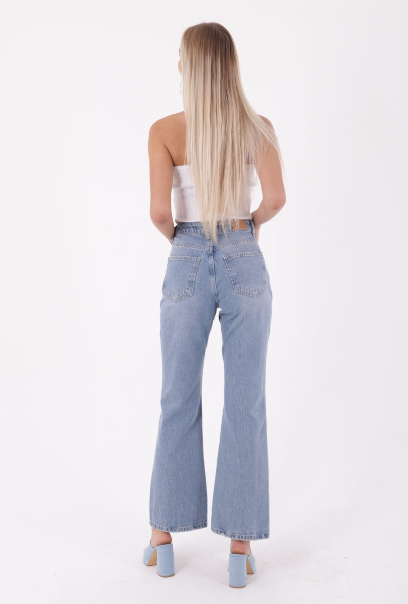 XLJ Relax High Rise Flare Jean Mixed - Mugnano di Napoli