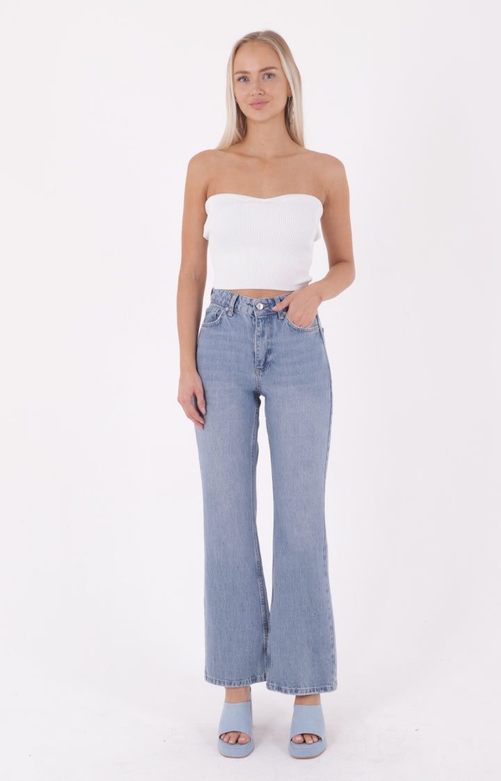XLJ Relax High Rise Flare Jean Mixed - Mugnano di Napoli