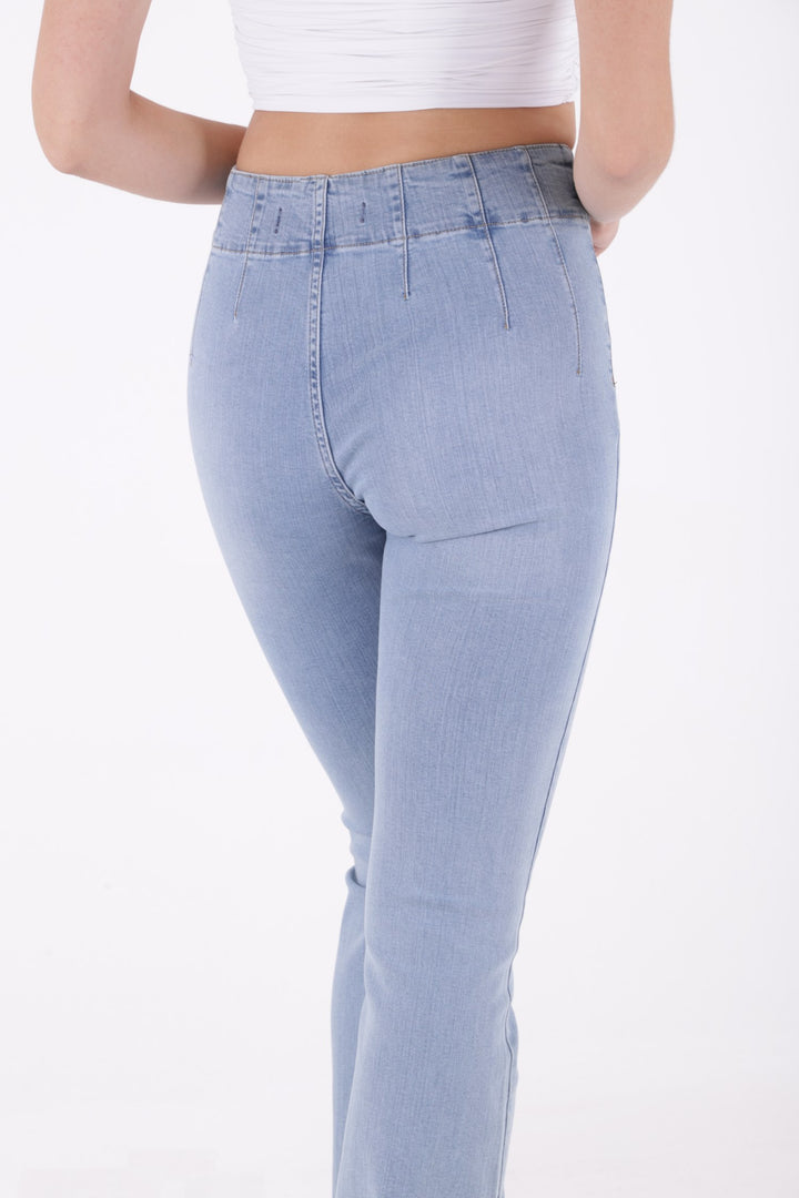 XLJ Flared Jeans with Darts on Front Waist - Velletri