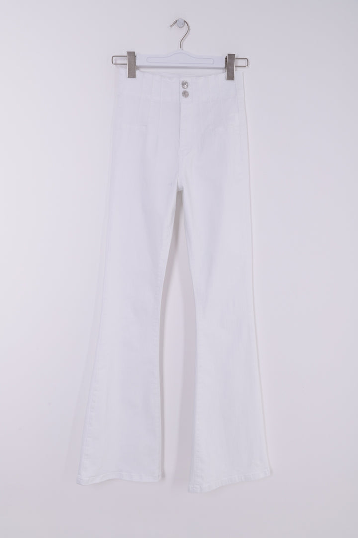 XLJ Flared Jeans with Darts on Front Waist - Palm Springs