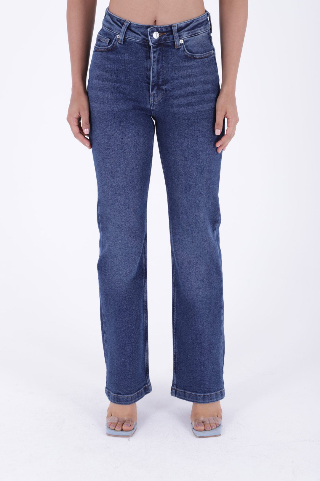 XLJ Stitched Hems Wide Leg Relaxed Jean Mixed - Figueras