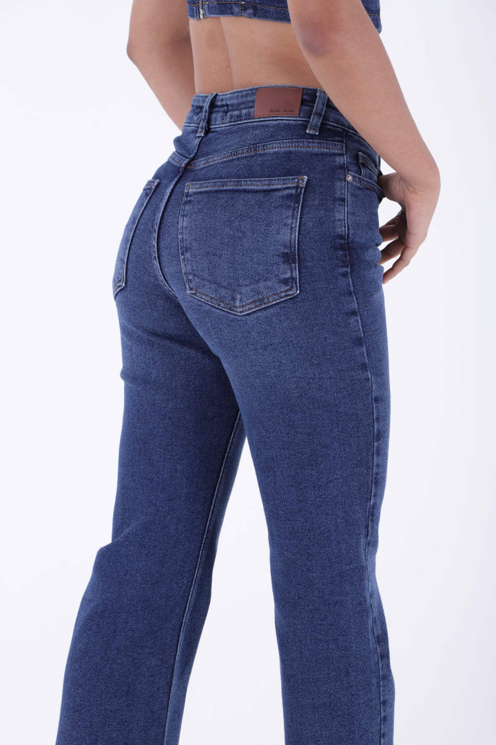 XLJ Stitched Hems Wide Leg Relaxed Jean Mixed - Figueras