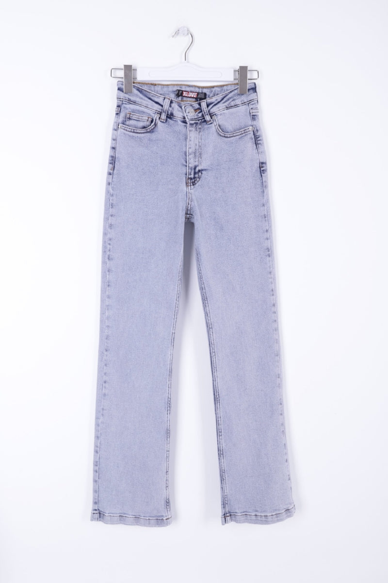 XLJ Stitched Hems Wide Leg Relaxed Jean Mixed - Liverpool