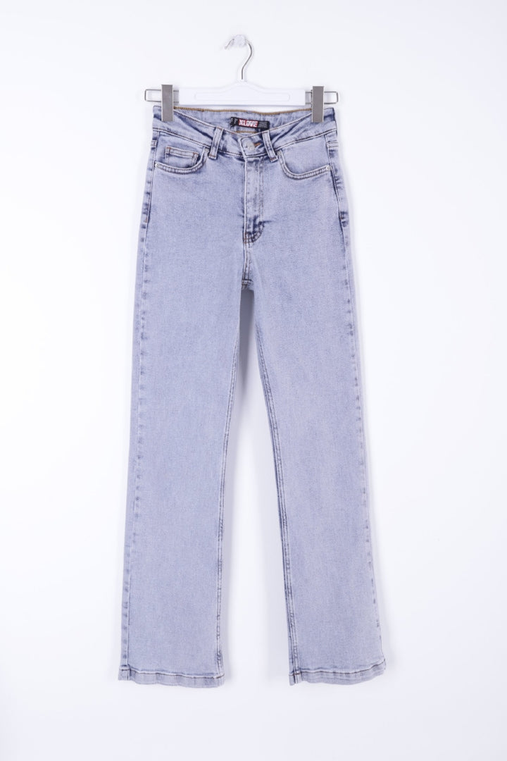 XLJ Stitched Hems Wide Leg Relaxed Jean Mixed - Liverpool