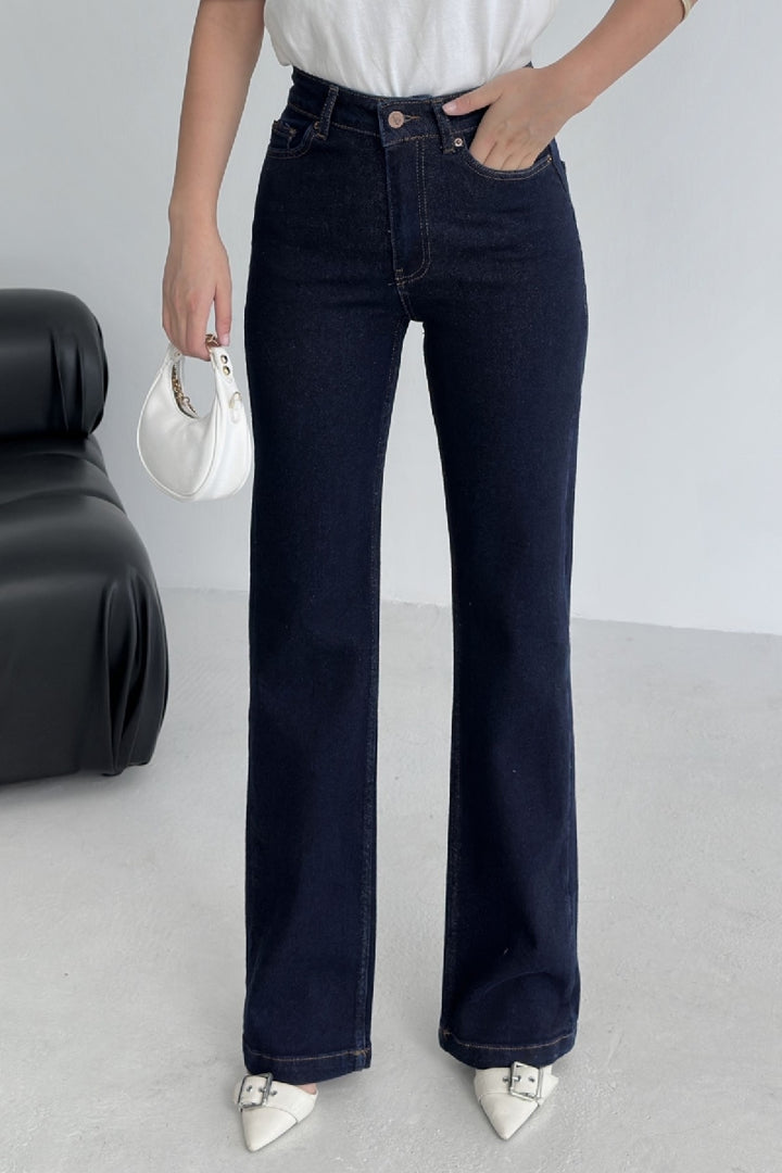 XLJ Stitched Hems Wide Leg Relaxed Jean Mixed - Galapagar