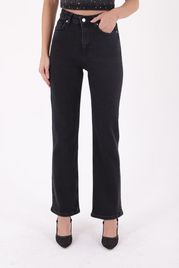 XLJ Stitched Hems Wide Leg Relaxed Jean Mixed - Tuxpan