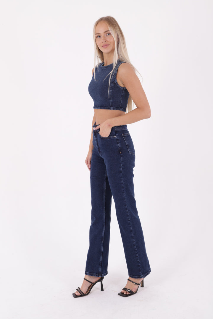 XLJ Stitched Hems Wide Leg Relaxed Jean Mixed - Esplugas de Llobregat