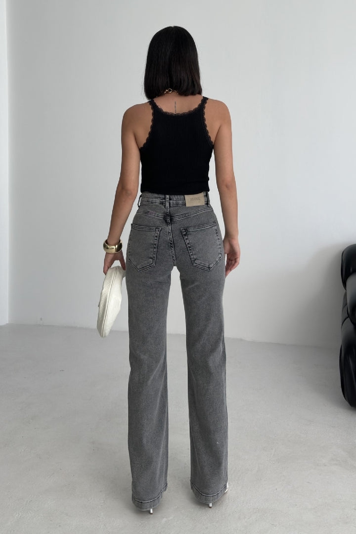 XLJ Stitched Hems Wide Leg Relaxed Jean Mixed - Aschaffenburg