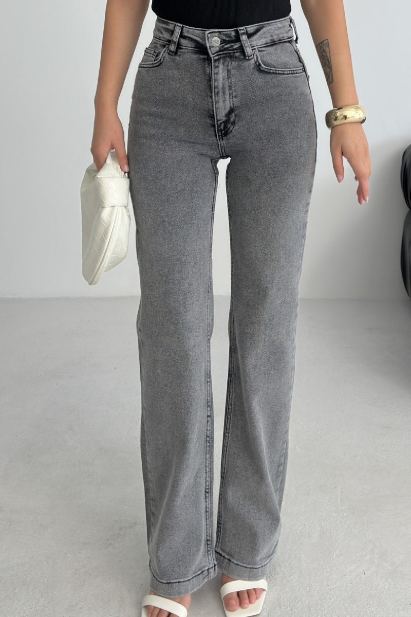XLJ Stitched Hems Wide Leg Relaxed Jean Mixed - Aschaffenburg