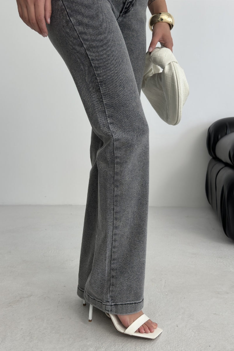 XLJ Stitched Hems Wide Leg Relaxed Jean Mixed - Aschaffenburg