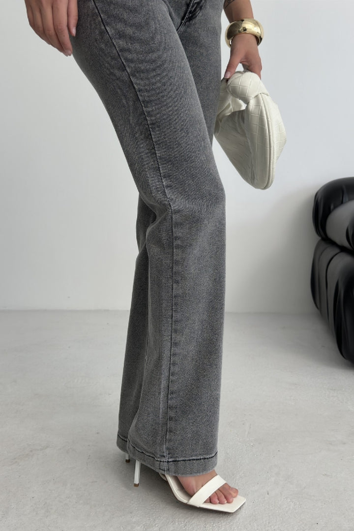 XLJ Stitched Hems Wide Leg Relaxed Jean Mixed - Aschaffenburg
