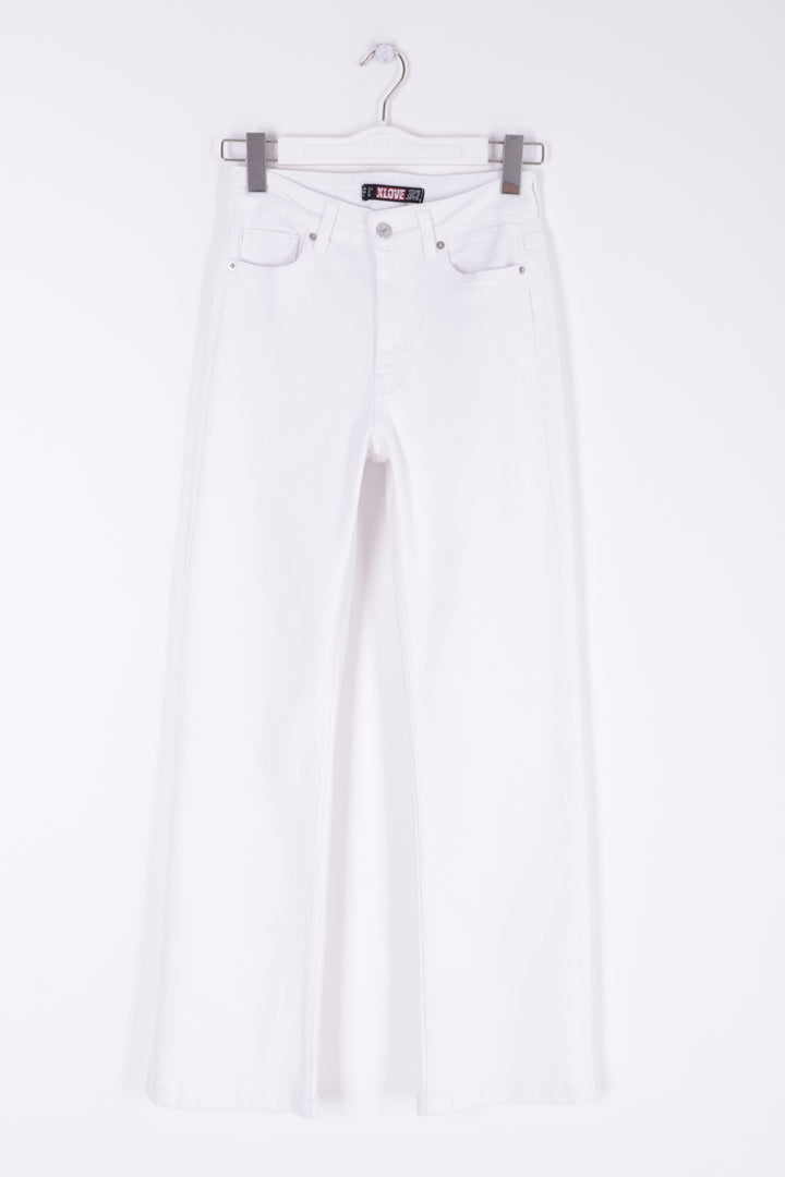 XLJ Stitched Hems Wide Leg Relaxed Jean Mixed - Bellevue