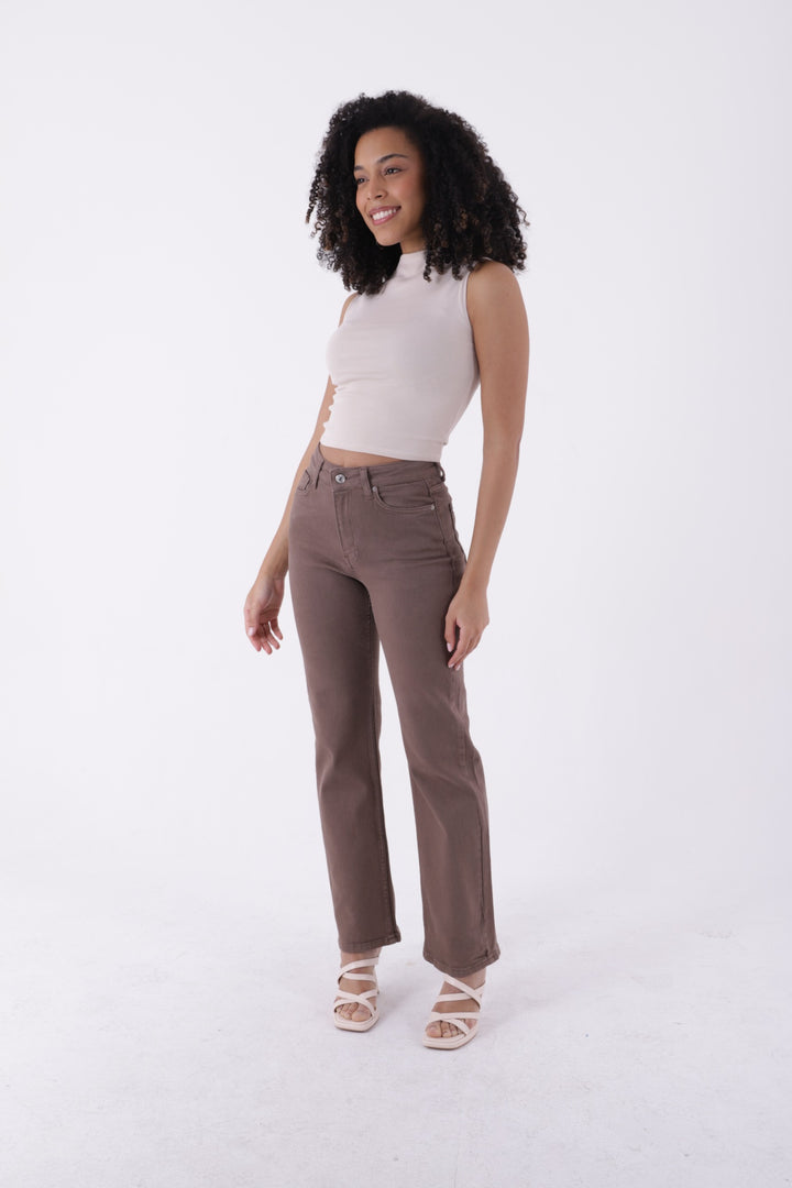 XLJ Stitched Hems Wide Leg Relaxed Jean Mixed - Nottingham