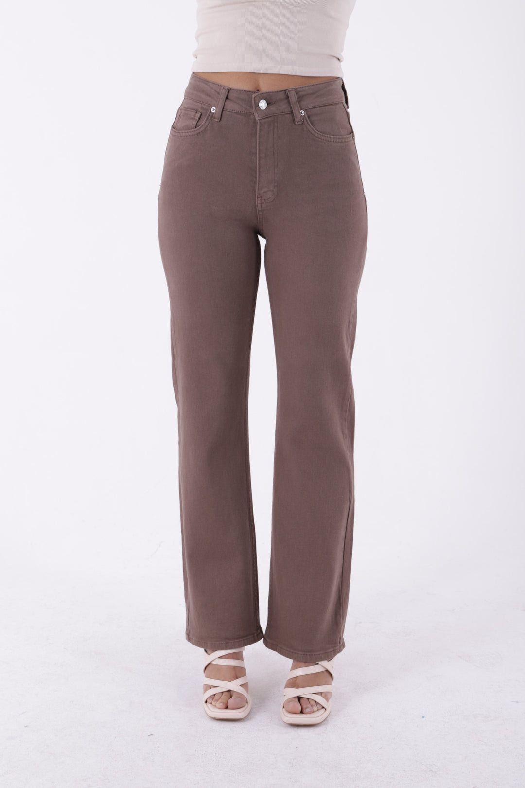 XLJ Stitched Hems Wide Leg Relaxed Jean Mixed - Nottingham
