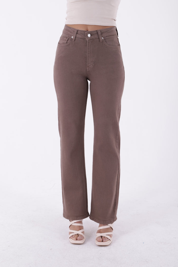 XLJ Stitched Hems Wide Leg Relaxed Jean Mixed - Nottingham