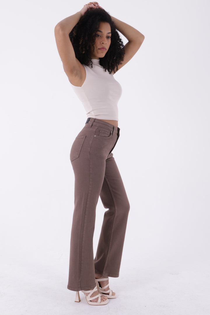 XLJ Stitched Hems Wide Leg Relaxed Jean Mixed - Nottingham