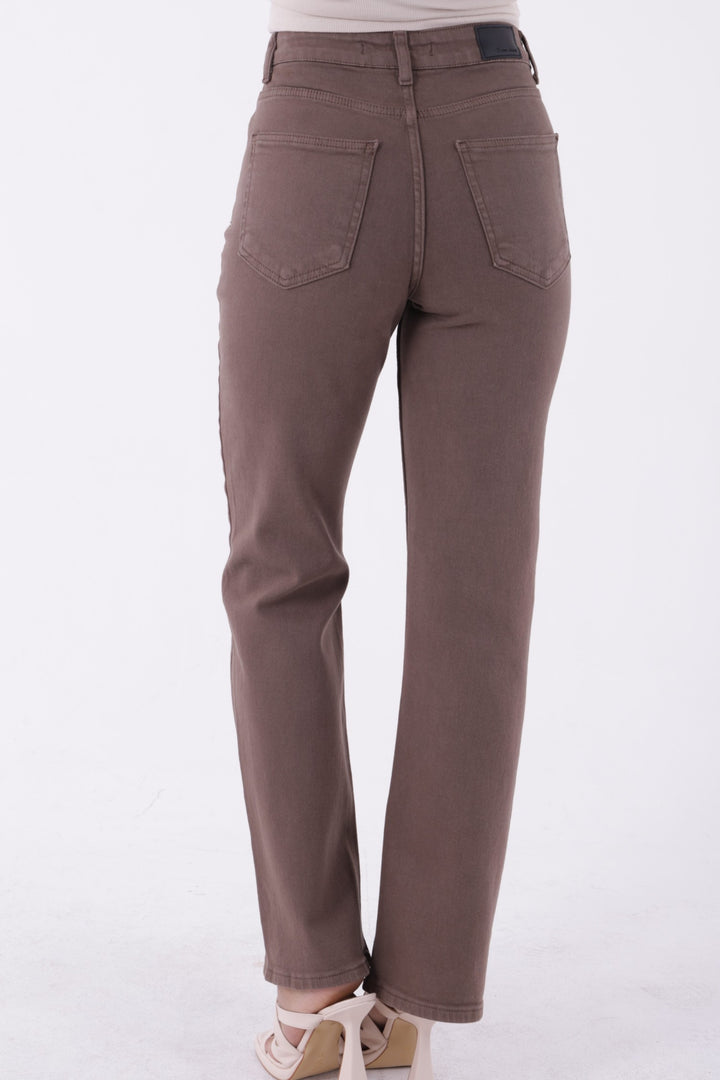 XLJ Stitched Hems Wide Leg Relaxed Jean Mixed - Nottingham