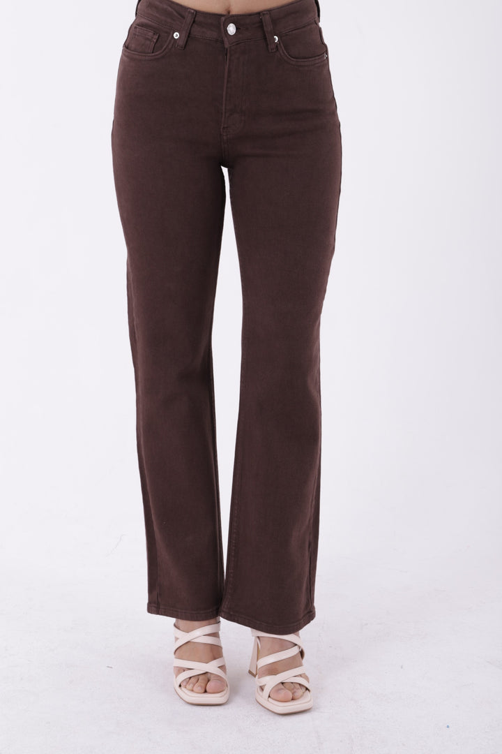 XLJ Stitched Hems Wide Leg Relaxed Jean Mixed - Almería