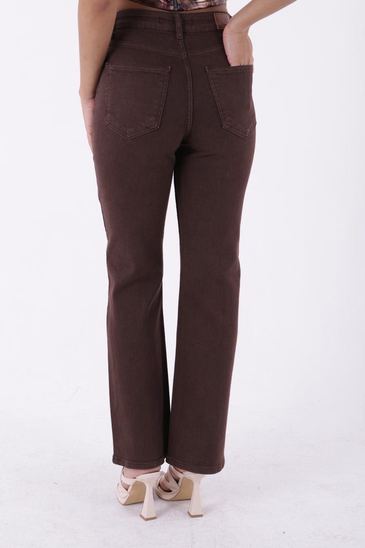 XLJ Stitched Hems Wide Leg Relaxed Jean Mixed - Almería
