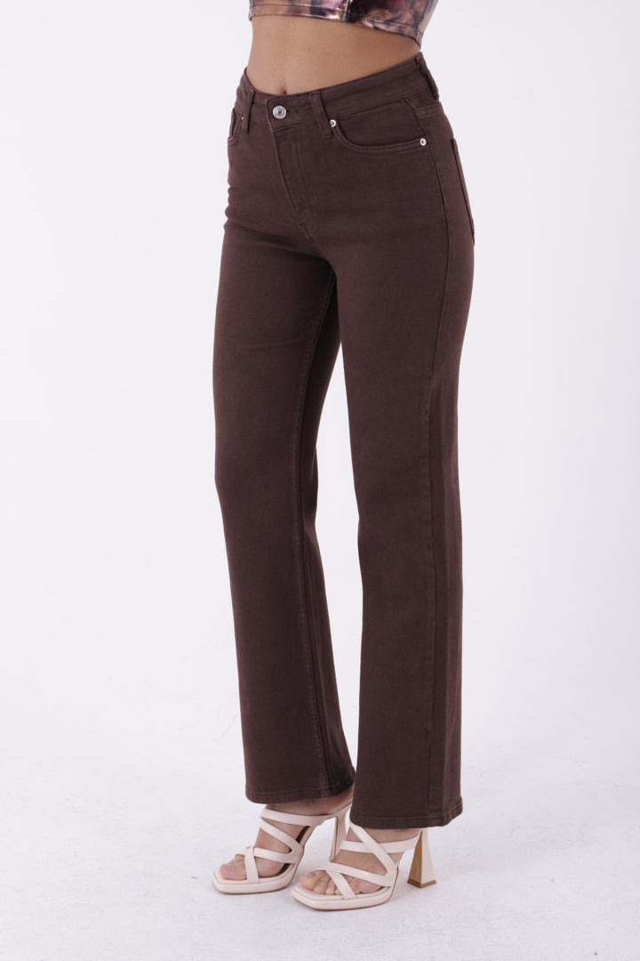 XLJ Stitched Hems Wide Leg Relaxed Jean Mixed - Almería