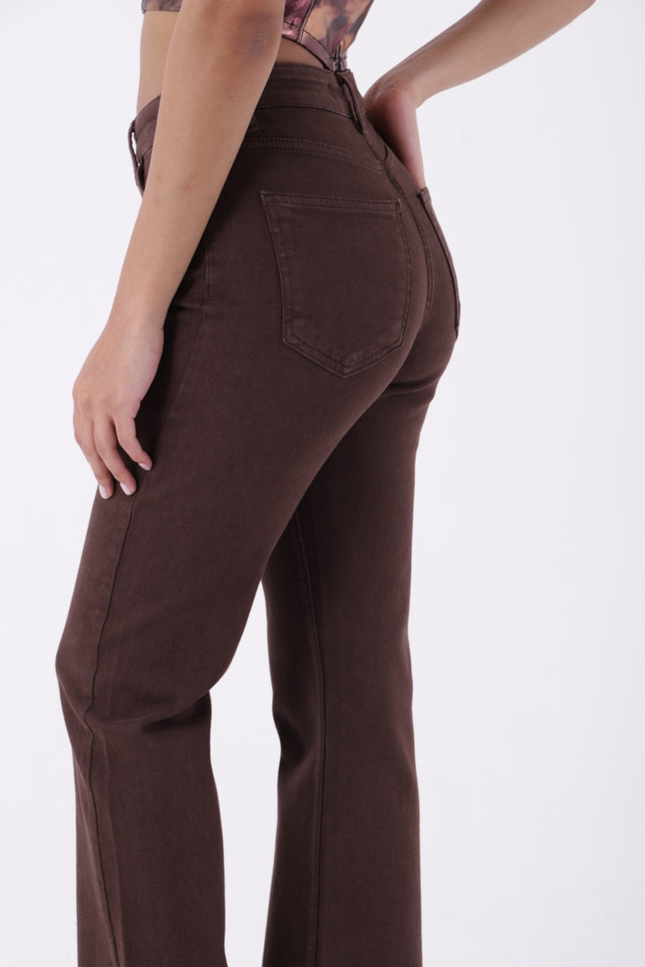 XLJ Stitched Hems Wide Leg Relaxed Jean Mixed - Almería