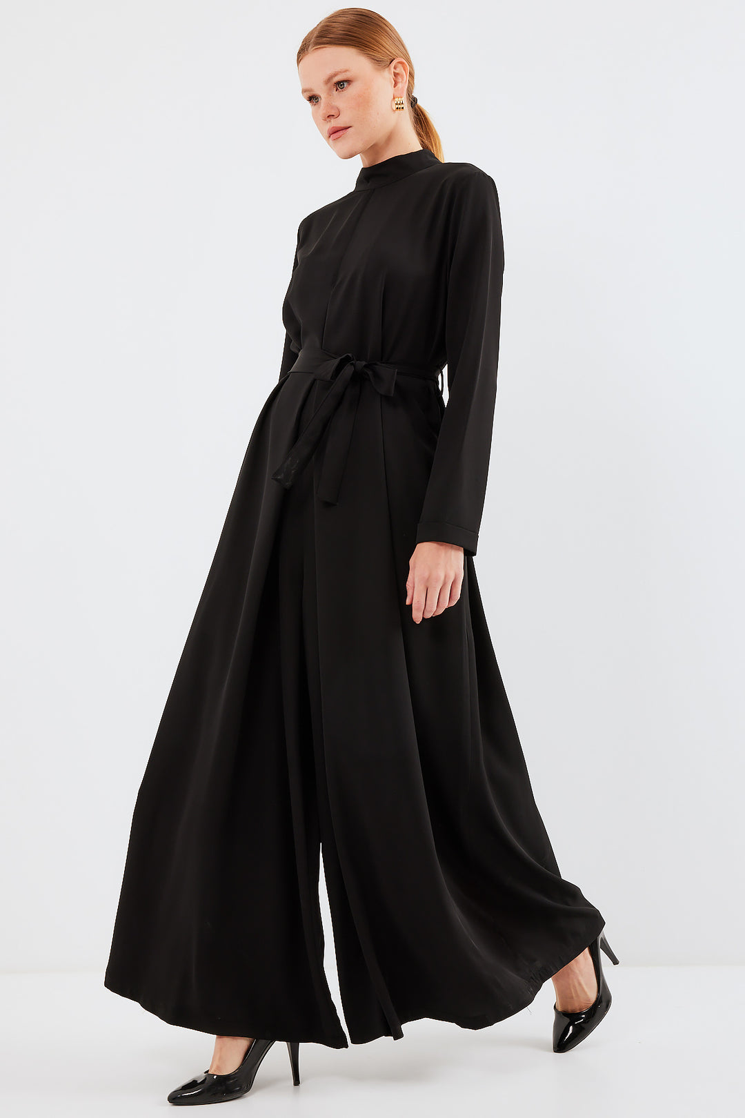 BGD Women Long Jumpsuit Dress - Black - Avondale