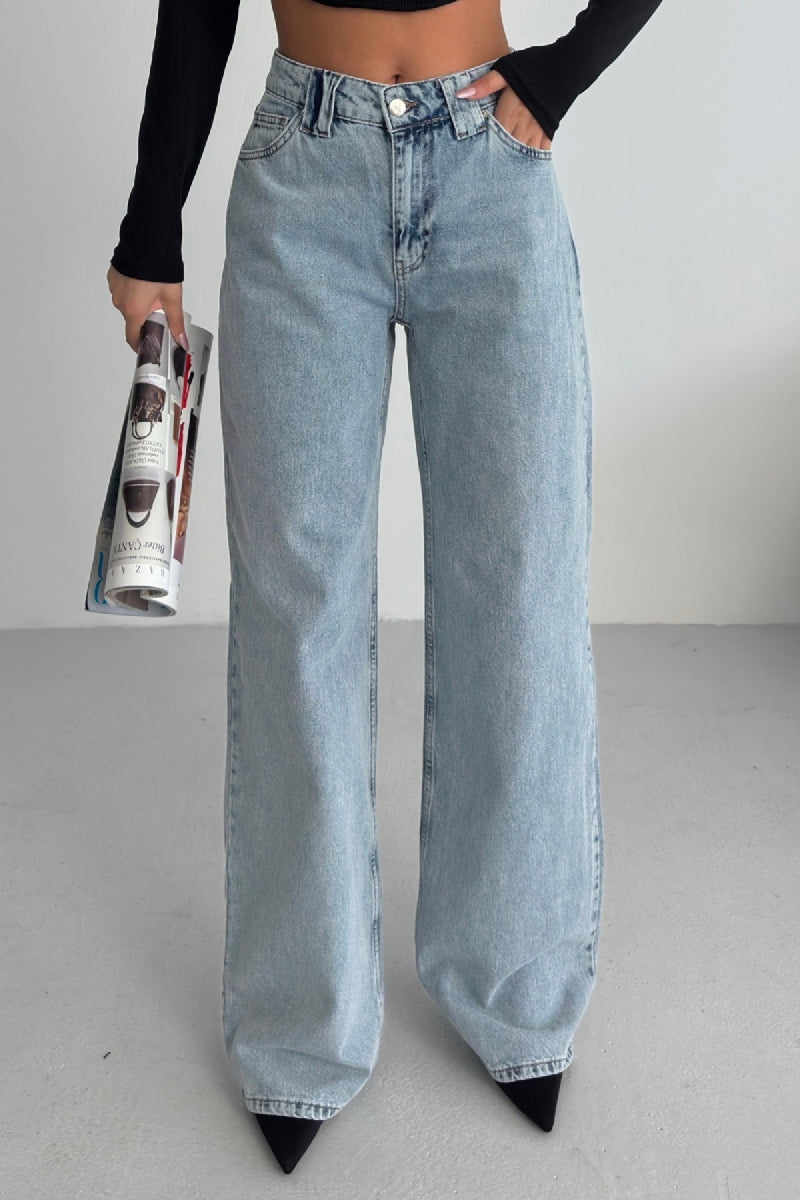 XLJ Wide Leg Baggy Relax Jean - West Lafayette