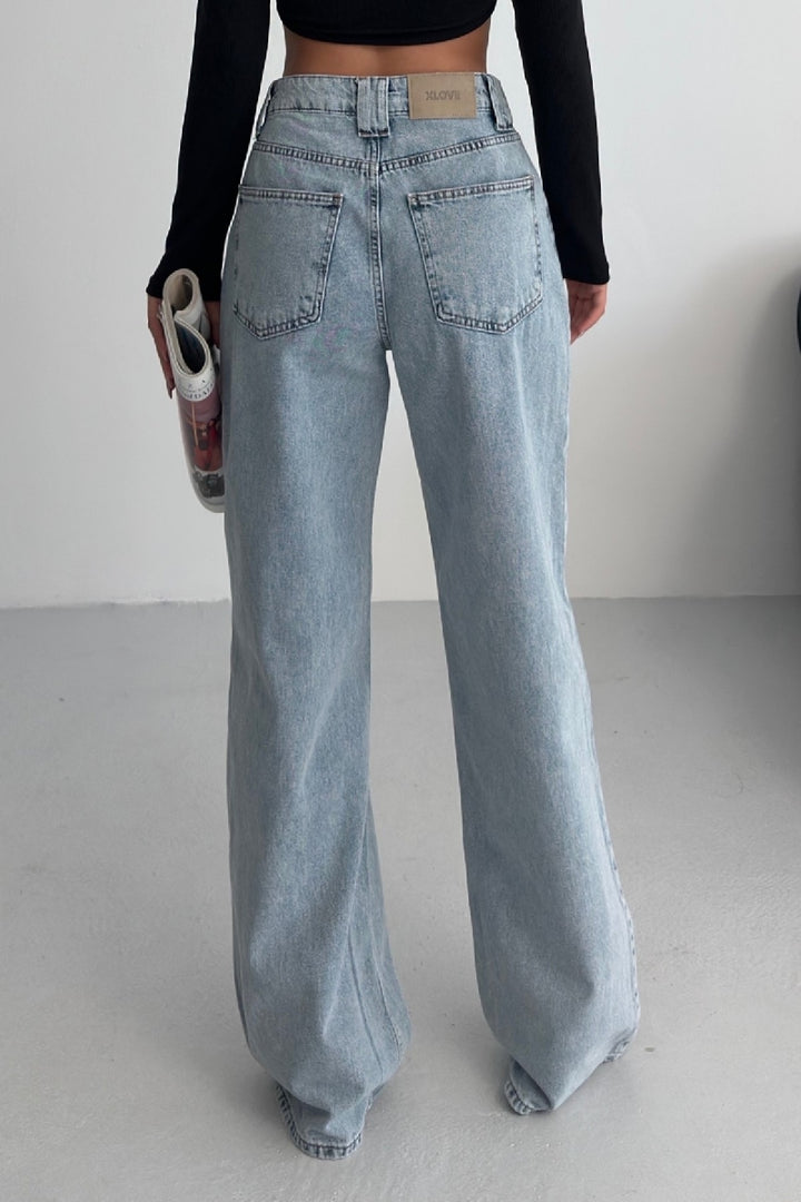 XLJ Wide Leg Baggy Relax Jean - West Lafayette