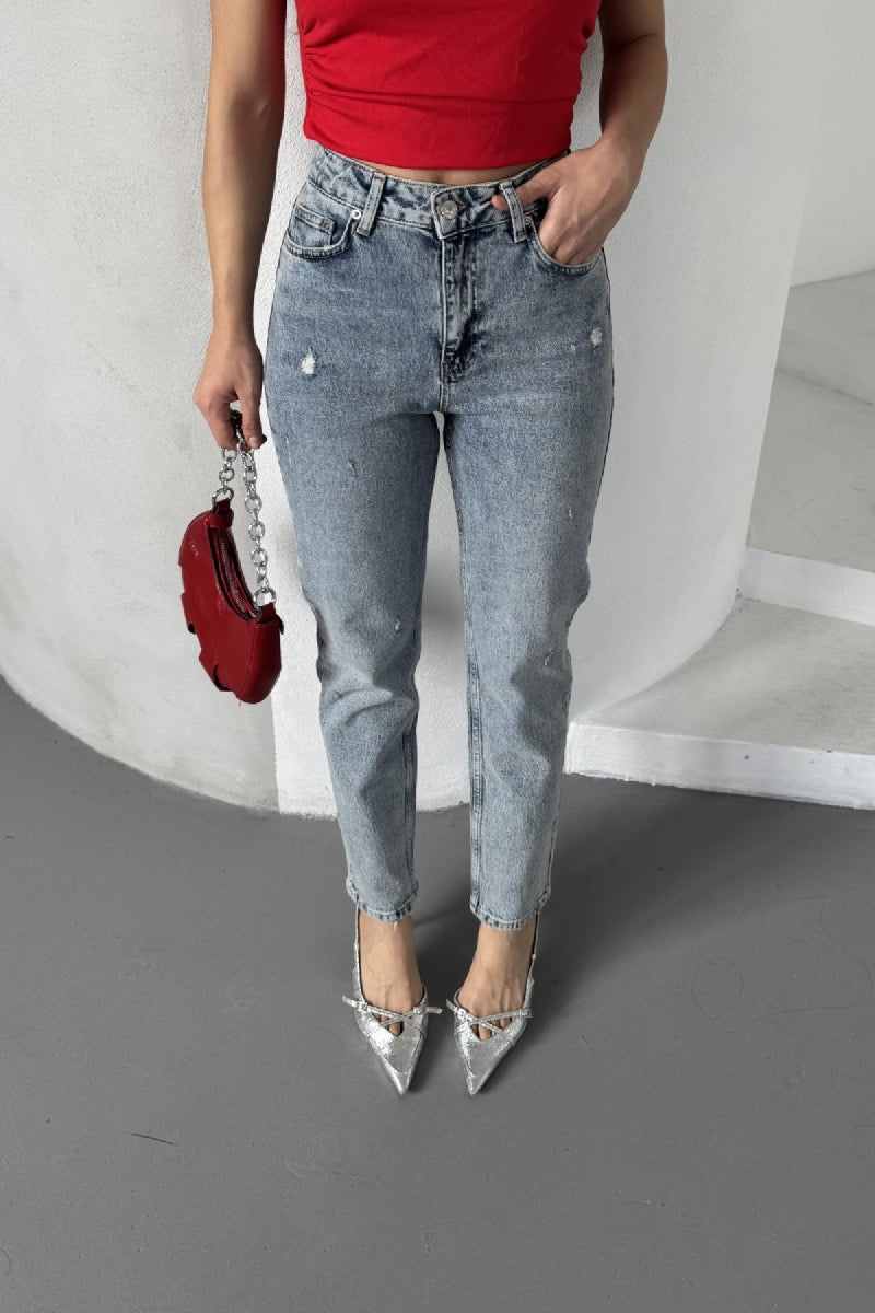 XLJ Laser Ripped Stretch Jean - Aschaffenburg