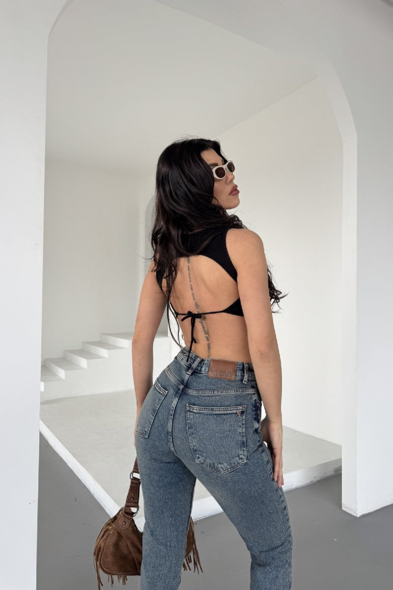 XLJ Laser Ripped Stretch Jean - Costa Mesa