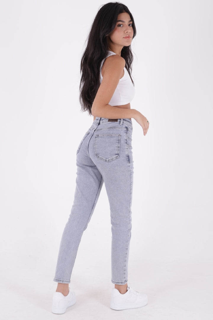 XLJ Front Split Mom Fit Jeans - Ourense