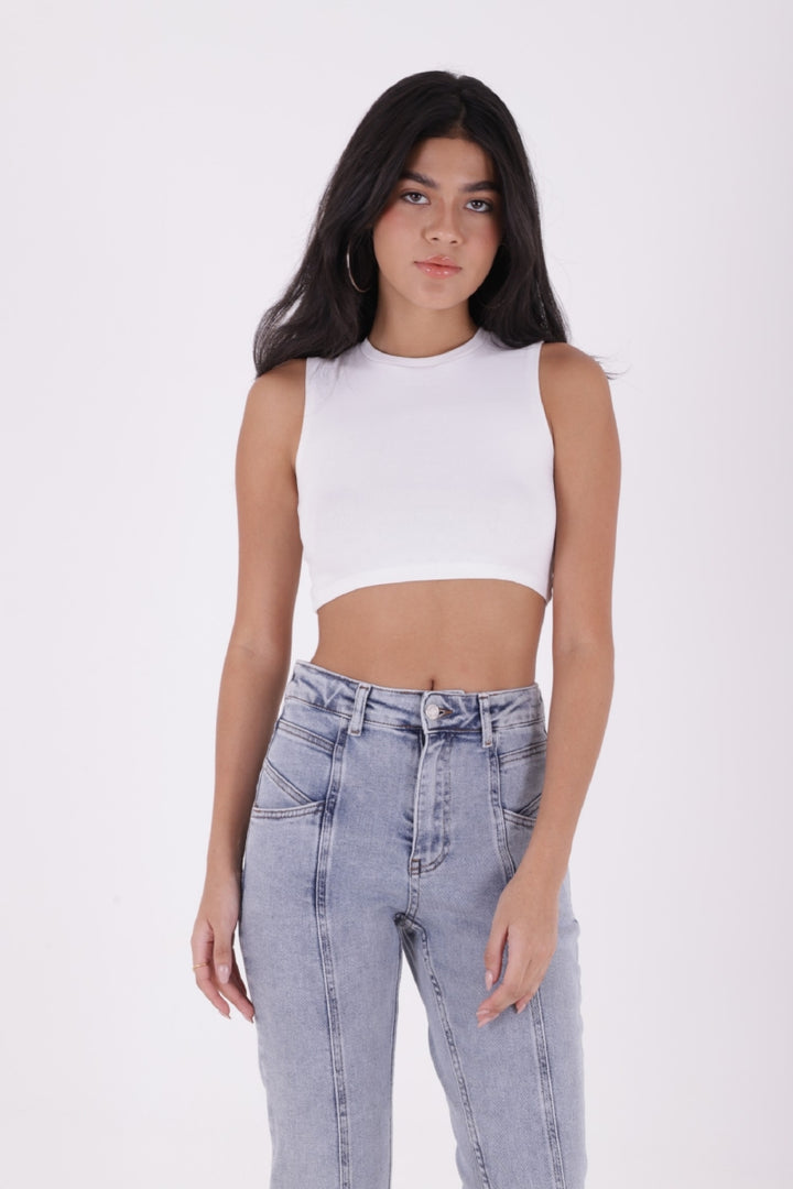XLJ Front Split Mom Fit Jeans - Ourense